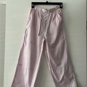 Light Pink Casual Cargo Pants